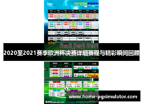 2020至2021赛季欧洲杯决赛详细赛程与精彩瞬间回顾